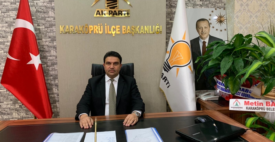 Ak Parti Karaköprü İlçe Başkanı Sait Ağan, Malazgirt Zaferi'nin 948'inci yıldönümü dolayısıyla bir kutlama mesajı yayımladı.